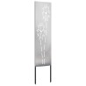 Écran de confidentialité de jardin Fretwork Argenté 32 x 140 cm 583332583332