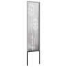 Écran de confidentialité de jardin Fretwork Argenté 32 x 140 cm 583332583332