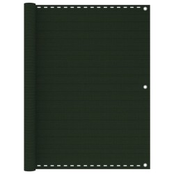 Écran de balcon Vert foncé 120x400 cm PEHD 583333583333