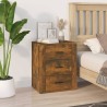Table de chevet Chêne fumé 50x36x60 cm Bois d'ingénierie 583335583335