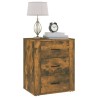 Table de chevet Chêne fumé 50x36x60 cm Bois d'ingénierie 583335583335