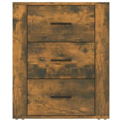 Table de chevet Chêne fumé 50x36x60 cm Bois d'ingénierie 583335583335
