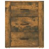 Table de chevet Chêne fumé 50x36x60 cm Bois d'ingénierie 583335583335