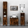 Armoire de bain chêne fumé 65x33x60 cm bois d'ingénierie 583341583341