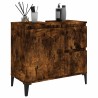 Armoire de bain chêne fumé 65x33x60 cm bois d'ingénierie 583341583341