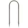 Arche à roses avec pointes Gris 97 x 43 x 218 cm PP 583345583345