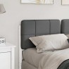 Tête de lit capitonnée Blanc et gris clair 160 cm Pin massif 583349583349
