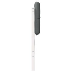 Tête de lit capitonnée Blanc et gris clair 160 cm Pin massif 583349583349