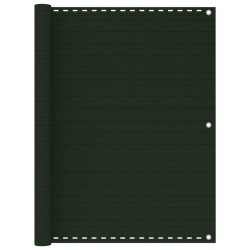 Écran de balcon Vert foncé 120x500 cm PEHD 583352583352