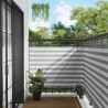 Écran de balcon Gris clair et blanc 120 x 500 cm 583355583355
