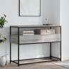 Table console sonoma gris 100x40x75 cm bois d'ingénierie 583357583357