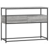 Table console sonoma gris 100x40x75 cm bois d'ingénierie 583357583357