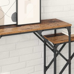 Table console 2 pcs Bois Ancien 100 x 28 x 75 cm 583358583358
