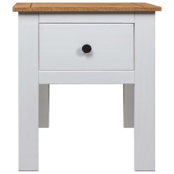 Table de chevet Blanc 46x40x57 cm Pin Gamme Panama 583359583359