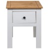 Table de chevet Blanc 46x40x57 cm Pin Gamme Panama 583359583359