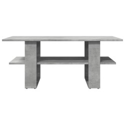 Table basse gris béton 102x55x42 cm bois d'ingénierie 583361583361