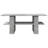 Table basse gris béton 102x55x42 cm bois d'ingénierie 583361583361