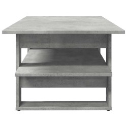 Table basse gris béton 102x55x42 cm bois d'ingénierie 583361583361