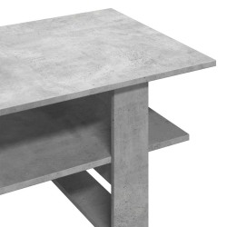 Table basse gris béton 102x55x42 cm bois d'ingénierie 583361583361