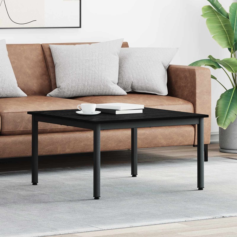 Table basse Chêne noir 80 x 80 x 45 cm Bois d'ingénierie 583363583363