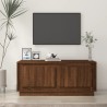 Table basse chêne marron 102x50x44 cm bois d'ingénierie 583364583364