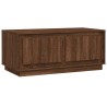 Table basse chêne marron 102x50x44 cm bois d'ingénierie 583364583364