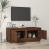 Table basse chêne marron 102x50x44 cm bois d'ingénierie 583364583364