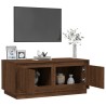 Table basse chêne marron 102x50x44 cm bois d'ingénierie 583364583364