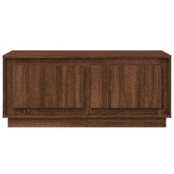 Table basse chêne marron 102x50x44 cm bois d'ingénierie 583364583364