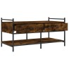 Table basse chêne fumé 99x50x50 cm bois d'ingénierie 583365583365