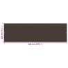 Écran de balcon Marron 120x400 cm PEHD 583374583374