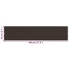 Écran de balcon Marron 90x400 cm PEHD 583377583377