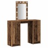 Table de Toilette Marron 102 x 33 x 135 cm Bois d'ingénierie 583381583381