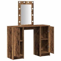 Table de Toilette Marron 102 x 33 x 135 cm Bois d'ingénierie 583381583381