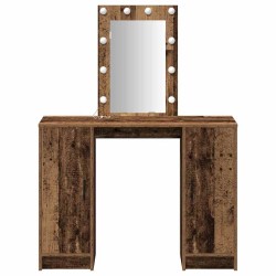 Table de Toilette Marron 102 x 33 x 135 cm Bois d'ingénierie 583381583381