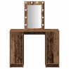 Table de Toilette Marron 102 x 33 x 135 cm Bois d'ingénierie 583381583381