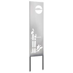 Écran de confidentialité de jardin Fretwork Argenté 32 x 140 cm 583382583382