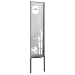 Écran de confidentialité de jardin Fretwork Argenté 32 x 140 cm 583382583382