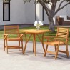 Ensemble à manger de jardin 3 pcs Bois d'acacia solide 583386583386