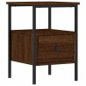 Tables de chevet 2 pcs chêne marron 34x36x50 cm bois ingénierie 583387583387