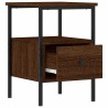 Tables de chevet 2 pcs chêne marron 34x36x50 cm bois ingénierie 583387583387