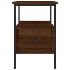 Tables de chevet 2 pcs chêne marron 34x36x50 cm bois ingénierie 583387583387