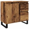 Armoire de lavabo de salle de bain vieux bois 65x33x60 cm 583389583389