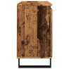 Armoire de lavabo de salle de bain vieux bois 65x33x60 cm 583389583389