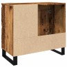 Armoire de lavabo de salle de bain vieux bois 65x33x60 cm 583389583389