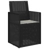 Chaises de jardin salle à manger 2 pcs Anthracite et Gris clair 583390583390