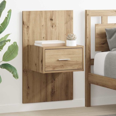 Cabinet de chevet 2 pc Chêne artisanal 50 x 32,5 x 80cm 583391583391