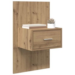 Cabinet de chevet 2 pc Chêne artisanal 50 x 32,5 x 80cm 583391583391