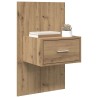 Cabinet de chevet 2 pc Chêne artisanal 50 x 32,5 x 80cm 583391583391
