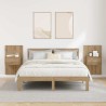 Cabinet de chevet 2 pc Chêne artisanal 50 x 32,5 x 80cm 583391583391